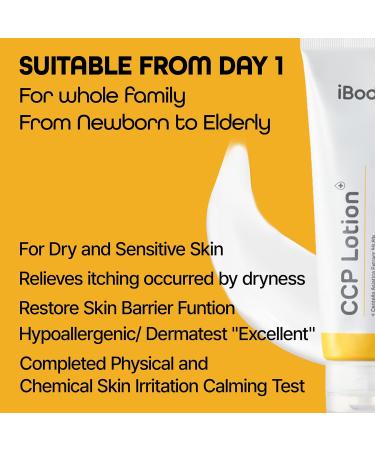 C C P Lotion - 4.05fl Oz | Hydrating & Moisturizing with Ceramide & Centella | Hypoallergenic for Kids & Adults | Dermatest Excellent - Buy Online on GoSupps.com