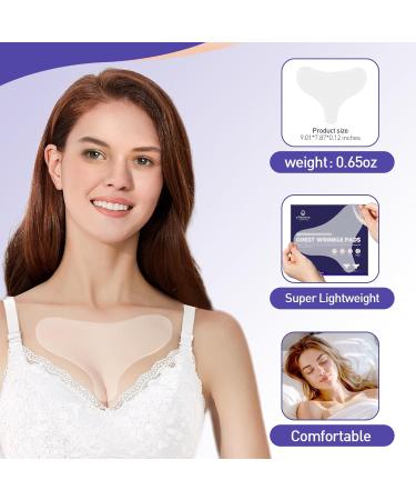 Silicone Chest Wrinkle Pads - Reusable Anti-Wrinkle Patches for Overnight Use | Safe & Effective Wrinkle Reducing Patches - 2 Pack - Buy Online on GoSupps.com
