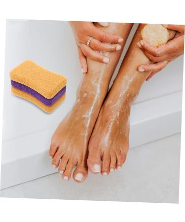 FRCOLOR Grinding Foot Tool Foot rubbing Stone Foot Stone Foot Scrub Body scrubbers feet Pumice Block Foot Pumices Foot Exfoliation Pumice for feet Natural pomes Metal Foot Heel - Buy Online on GoSupps.com