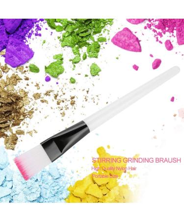 DIY Handmade Lipstick Material Kit | Versatile Makeup Brush Set for Face & Eye Makeup | Stirring Grinding & Blush Brushes - White - Buy Online on GoSupps.com