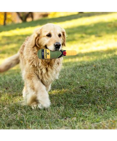 Homury Squeaky Dog Toy - Plush Beer Bottle & Cube Toys for Small Medium & Large Dogs | Durable & Fun - Buy Online on GoSupps.com