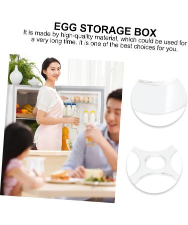 Hemoton 3pcs Egg Storage Box Eggs Food Tray Fridge Mustard Cutlery Tray Egg Holder Refrigerator Egg Cup Assorted Colorx3pcs 17.5x8.5x2cmx3pcs - Buy Online on GoSupps.com