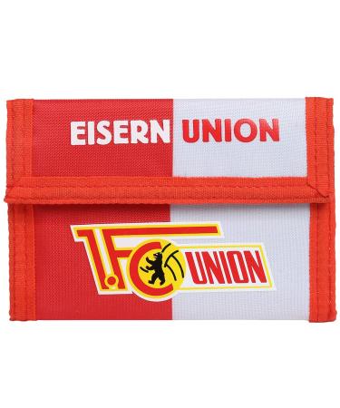 1. FC UNION Berlin nylon wallet purse wallet purse in red/white