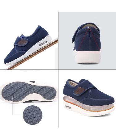 Women's Wide Width Diabetic Winter Shoes | Warm & Comfortable Edema Slippers for Swollen Feet | Lightweight Anti-Slip Sole | Grey - Size 6.5 - Buy Online on GoSupps.com