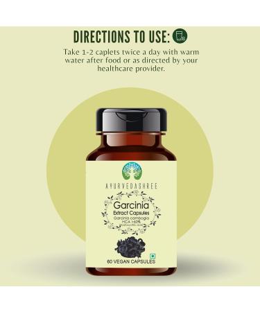 Garcinia Extract 500mg - 60 Vegetarian Capsules|Garcinia Cambogia| All Natural | 100% Vegan | Gluten-Free. Garcinia 60 Count (Pack of 1) - Buy Online on GoSupps.com