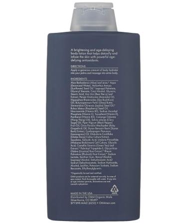OM4 Rehydrate Body Lotion - Ylang Ylang Brightening & Hydration Complex | Exfoliating Vitamin C Moisturizer for All Skin Types - Men's Skincare - Buy Online on GoSupps.com