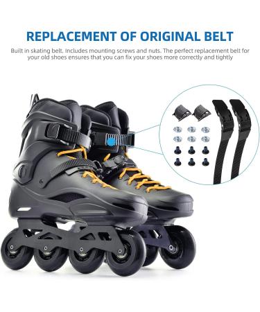 Homoyoyo 2 Sets Adjustable Inline Skate Strap Replacement - Roller Skate Shoes Energy Strap Buckles for Men Women Kids - Buy Online on GoSupps.com