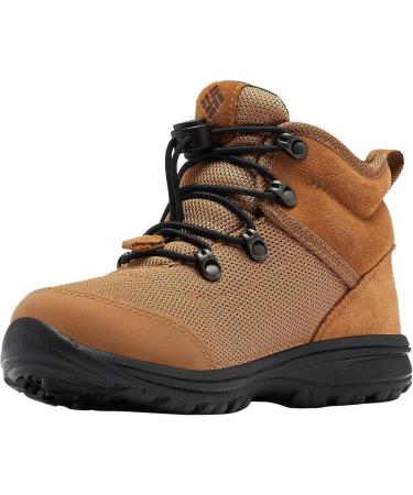 Columbia Fairbanks Mid Big Kid Boots | Elk/Black | Sizes 4 Big Kid | Unisex-Child 8-12 Years - Buy Online on GoSupps.com