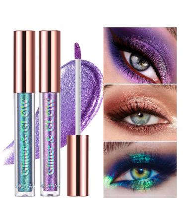 10 Colors Glitter Pearl Liquid Eyeshadow Set - Waterproof Metallic Shimmer Eye Pigment for Stunning Smokey Looks | Quick-Drying & Smudge-Proof - Buy Online on GoSupps.com