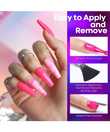 Modelones Neon Gel Nail Polish Set - 6 Vibrant Colors for Summer Manicure - Buy Online on GoSupps.com