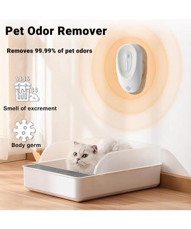 Buy Mknzome Cat Litter Deodorizer - 99% Smell Eliminator & Mini Pet Air Purifier for Litter Boxes & Small Areas - Buy Online on GoSupps.com