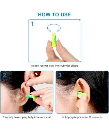 10 Pairs Noise Cancelling Ear Plugs for Sleep Concerts & Travel - 40dB Ear Protection in Green & Blue - Buy Online on GoSupps.com