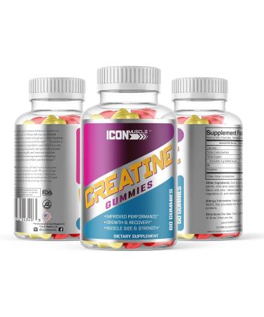 Creatine Gummies for Muscle Growth & Strength | Boost Workout Recovery | Natural Flavors - Buy Online on GoSupps.com