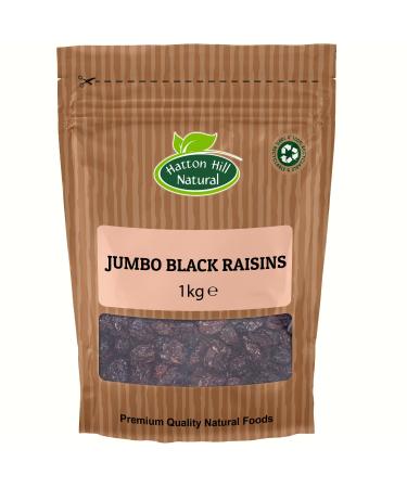 Jumbo Black Raisins 1kg by Hatton Hill - Buy Online on GoSupps.com