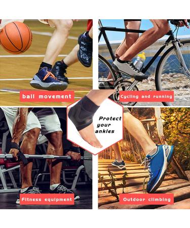 Ankle Compression Support Brace - Adjustable Lightweight Relief for Injury Recovery Joint Pain Achilles Tendon & Plantar Fasciitis | Fast International Shipping - Buy Online on GoSupps.com