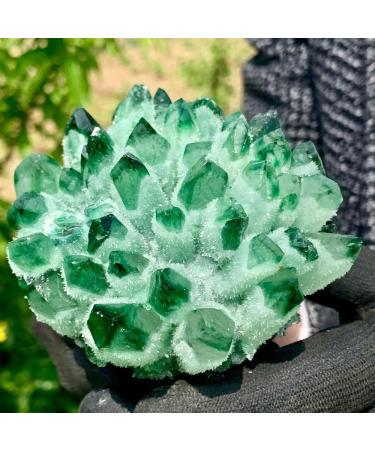 Home Natural Green Spooky Spooky Quartz Crystal Cluster Specimen Home Office Decoration Crystal Cluster (Size : 900-1000g) - Buy Online on GoSupps.com