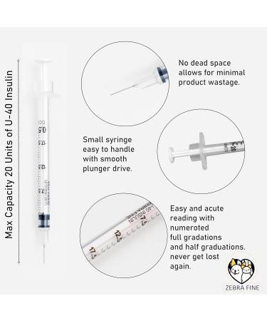 U-40 Pet Insulin Syringes 30G 1/2cc - Safe & Comfortable 100 Pack for Pet Diabetes Care - Buy Online on GoSupps.com