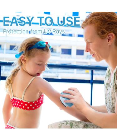 Refillable Sunscreen and Body Lotion Sponge Roller Applicator for Kids and Adults Child-Friendly Silicone Roller with Even Mess-Free Application Travel-Size for Hassle-Free Skincare Routine (Blue) - Buy Online on GoSupps.com