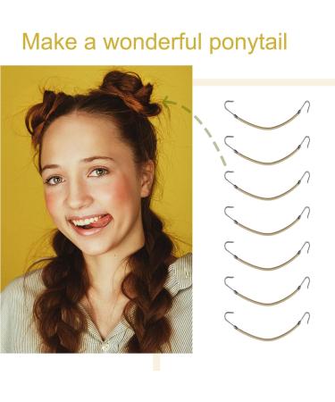 EUPSIIU 21 Elastic Hook Hair Tie Ponytail Hooks Hair Clips Bungee Hair Ties Rubber Bands with Hooks Hair Bungee Cords Ponytail Holders Hair Accessories for All Hair Types (Multicolor) - Buy Online on GoSupps.com