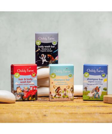 Childs Farm Kids Shampoo Bar 60g - Strawberry & Organic Mint | All Hair Types - Buy Online on GoSupps.com
