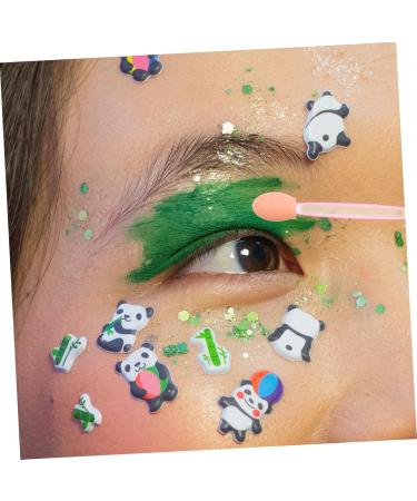 FOYTOKI 100pcs Eye Shadow Stick Eyeshadow Eye Makeup Tools Eyeliner Brush Para Mini Comestic Emulsion Pink 6.20X0.50X0.50CM Pink - Buy Online on GoSupps.com