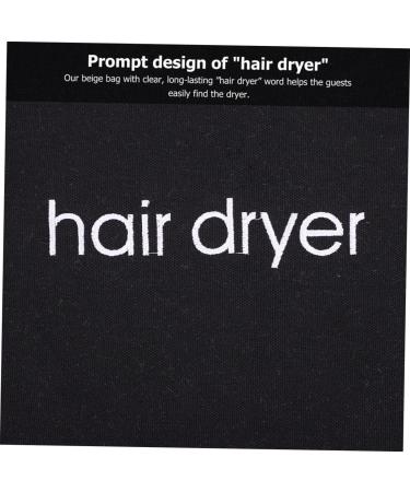 FOMIYES 8 Pcs Hair Dryer Storage Bag Curly Human Hair Wigs Canvas Tote Bags Hair Dryer Carrying Bags Curling - Buy Online on GoSupps.com