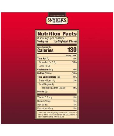 Snyder's Hot Buffalo Wing Pretzel Pieces - 8oz (Pack of 6) | Crunchy Snacks - Buy Online on GoSupps.com