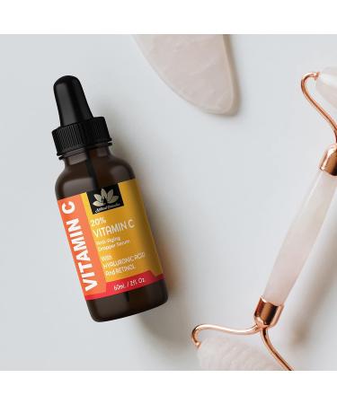 Natural Paradise 20% Vitamin C Face Serum - Aloe Vera Facial Serum With Hyaluronic Acid Aloe Vera & Green Tea Facial Serum for Dark Spots Vitamin C Serum For Face Skin Clearing - Made In Canada - 60 mL - Buy Online on GoSupps.com