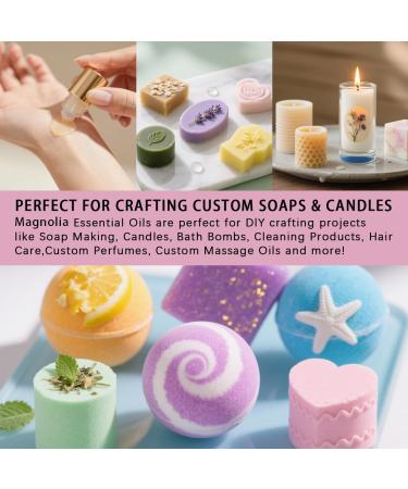 Magnolia Essential Oil and Apple Essential Oil 4 Fl Oz 120ML for Diffuser Humidifier Yoga Cleaning DIY Candle Soap Making Perfume Gift for Women Essential Oils - Buy Online on GoSupps.com