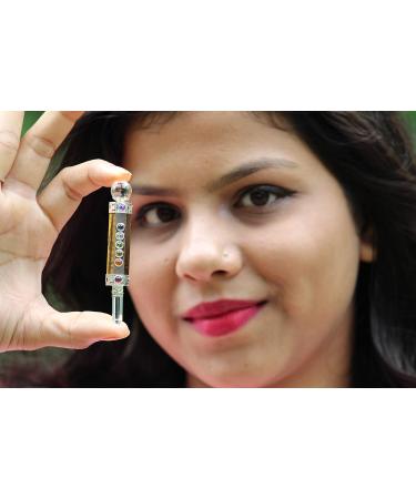 Jet International Tiger Eye Mini Chakra Stick - 3-3.5 Inch Healing Wand for Spiritual Therapy - A++ Quality Crystal from India - Buy Online on GoSupps.com