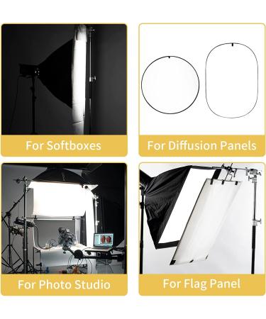 2 Yard Nylon Silk White Light Diffuser Fabric for Photography Softbox and Light Tent - Buy Online on GoSupps.com