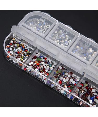 Stylish Nail Art Accessory Rhinestones DIY Nail Rhinestones Nail Salons Manicurists Nail Decoration Nail Art Learners(Rhinestone 5#) - Buy Online on GoSupps.com