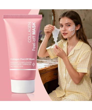 Face Mask | 60g Peel-Off Brightening Liquid Face Mask | For Women Men Teens Daily Spa Night Travel Makeup - Buy Online on GoSupps.com