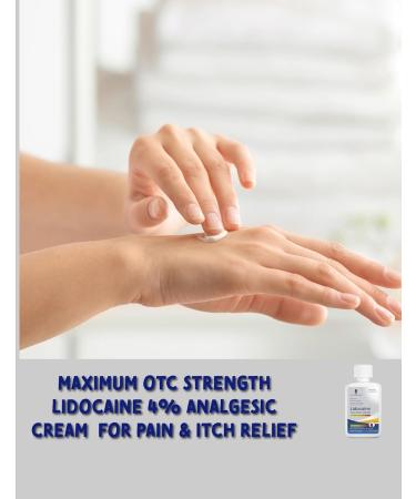 Westlake Lidocaine 4% Muscle & Joint Pain Relief Cream - Maximum OTC Strength for Fast Numbing & Soothing Relief - International Shipping Available - Buy Online on GoSupps.com