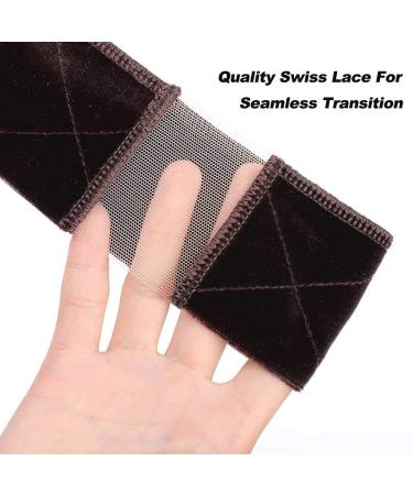 Adjustable 3-Piece Elastic Wig Handle Bands | Lace Boundary & Fastening Tips for Secure Wigs | Velvet Headbands for Comfort & Style - Buy Online on GoSupps.com