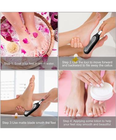 CGBE Callus Remover for Feet - Surgical Grade Stainless Steel Foot File - Foot Scrubber for Foot Care - Double-Sided Dead Skin Storage Pedicure Tool - Ideal for Foot Spa - 1 Count - Buy Online on GoSupps.com