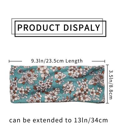 Buy Kavya Women's Sport Headbands - Set of 6 Thin Hair Bands for Workout & Yoga - Boho Summer Accessories in Pink Blue Turquoise Green & Dark Blue - Buy Online on GoSupps.com