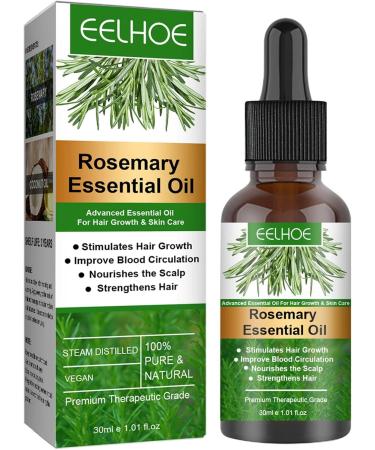 Pratvider Hair Growth Oil Rosemary Oil Rosemary Oil for Hair Growth Rosemary Hair Oil Nourish Scalp Hair Care Oil for Men Women 30ml - Buy Online on GoSupps.com