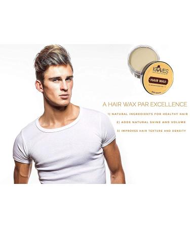 Ultra Max Hold Hair Wax - 100% Natural Hair Clay for Men | High Hold & Natural Shine (100g / 3.5oz) - International Shipping Available - Buy Online on GoSupps.com