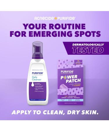Purifide by Acnecide 3-in-1 Power Patch - 36 Spot Patches for Emerging Spots | Salicylic Acid Pimple Patches for Blemish-Prone Skin - Buy Online on GoSupps.com