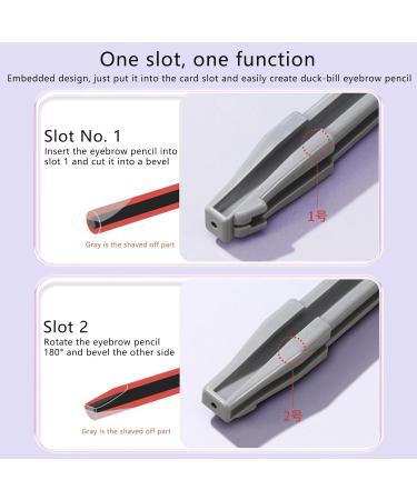 Eye Makeup Pencil Sharpener - Eyebrow Shaping Tool - Portable Eyebrow Pencil Shaper for Women Girls Makeup - Buy Online on GoSupps.com