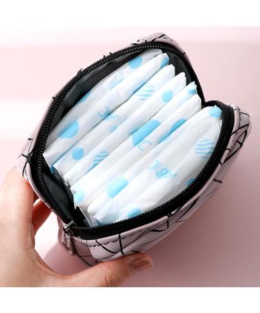 Borisca 3PC Tampon Storage Pocket - Portable Waterproof Period Bag for Women & Girls | Zippered Storage Solution - Buy Online on GoSupps.com
