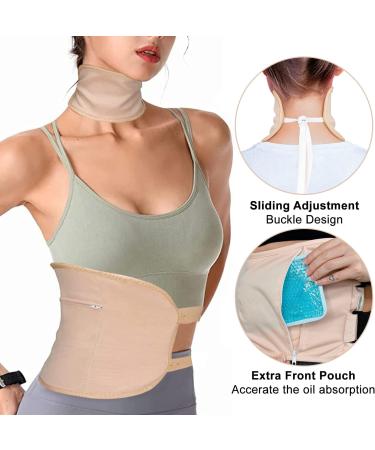 Buy Reusable Castor Oil Pack Kit - 2 Pieces for Liver Detox Thyroid Support Muscle Pain Relief | International Shipping - Buy Online on GoSupps.com