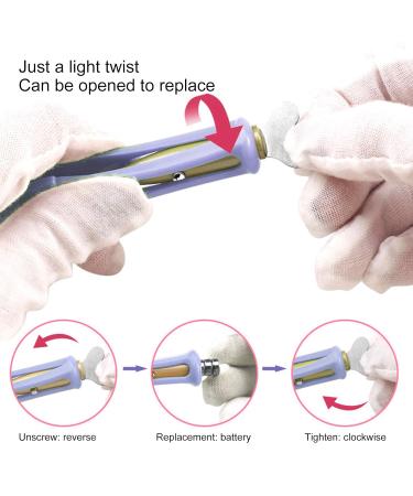 Smart LED Earpick Cleaner Tool for Babies and Kids - Taro Lila 3-Piece Ear Cleaning Set - Buy Online on GoSupps.com