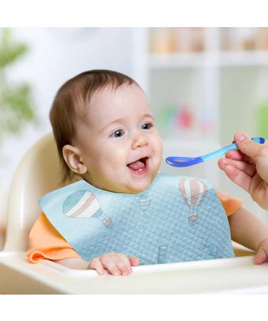 Buy HTBAKOI Disposable Baby Bibs - 60 Waterproof One-Way Cookie Design for Mess-Free Feeding - Buy Online on GoSupps.com