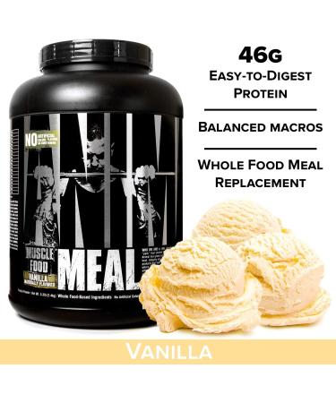 Animal Meal - All Natural High Calorie Meal Shake - Egg Whites  Beef Protein  Pea Protein  Vanilla Vanilla 5.3 Pound (Pack of 1) - Buy Online on GoSupps.com