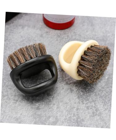 Healeved Men's Beard Comb - 2 Piece Multifunctional Cleaning Brush Set | Pocket Comb & Accessories for Grooming - Beige 6x5x5cm - Buy Online on GoSupps.com