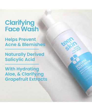 Teen Skin Face Wash Duo - Gentle Daily Foaming Face Wash for Boys & Girls | Non-toxic Ingredients | Prevent Acne | 2 x 5 oz Bottles - Buy Online on GoSupps.com