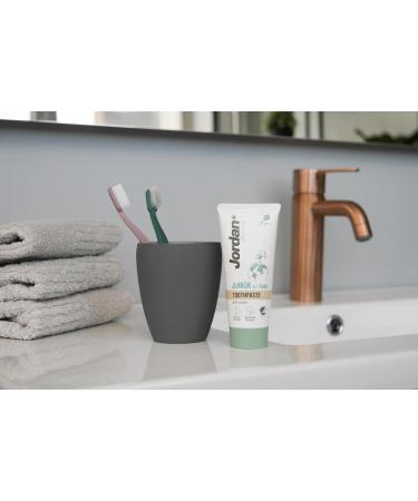 Jordan Green Clean Toothpaste for Kids | Cavity Protection with Fluoride & Xylitol | 100% Vegan & Natural Ingredients - Buy Online on GoSupps.com