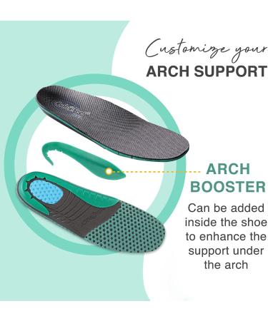 Orthofeet Plantar Fasciitis Sneakers for Men - Heel Pain Relief, Arch Support, Ergonomic Sole - Sorrento 9.5 Wide Brown - Buy Online on GoSupps.com